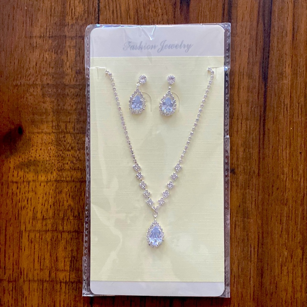 Bridal Silver jewelry set